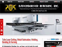Tablet Screenshot of hafendorfer.com